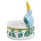Earthenware Candlestick Toucan from Hermes & Moustiers, 1