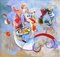 The Circus Show, Whimsical, Oil Painting, 2003, Image 1