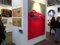 Peinture Contemplo I, Rouge Abstrait et Grande Abstraite, Huile sur Toile, 2013-15 2