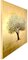 Riti di primavera, olio su tela con foglia d'oro, contemporaneo albero di fioritura bianco, 2020, Immagine 3