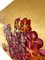 Lilien im Tal, Große goldene Malerei mit bunter Natur, Flower Palette, 2020 5