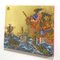 Giant at Sea, Asiatisch Inspirierte Bemalung mit Samurai, Tinte, Eier-Tempera & Blattgold, 2019 4
