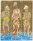 Trittico I tre imperatori, futuristico dipinto come Byōbu-Ē, pieghevole, 2019, Immagine 1