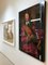 Portrait Sir John Mennes, Portrait Aristocratique avec une Approche Moderne, Huile sur Métal, 2014 5