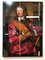 Portrait Sir John Mennes, Portrait Aristocratique avec une Approche Moderne, Huile sur Métal, 2014 1