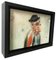 Lookie Lou, Michele Mikesell, Pop Figurative Oil Painting, Small Size with Frame, 2019 3