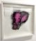 Elefant im Raum II, Pink Elefant, Smoke on Paper, 2013 2