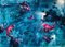 Leibniz Universe 13u, Contemporary and Colorful Underwater Scene, Oil on Canvas, 2016 6