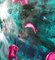 Leibniz Universe 10u, Contemporary and Colorful Underwater Scene, Oil on Canvas, 2016 7