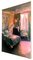 Lámpara de dormitorio de interior estilo europeo contemporáneo, óleo sobre lienzo, años 50, Imagen 2