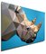 Kartel, Rhino Blues, Huile sur Toile, Pop Art Triangulated, Animal Painting, 2016 4