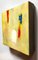 Canarino, olio su tela, dipinto astratto colorato giallo, 2016, Immagine 3