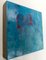 Peinture Michele Mikesells, Sous-Marin, Huile sur Toile, Abstract Blue Colorful Painting, 2016 2