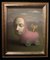 Remnant of Childhood, Avery Palmer, Oil Painting, Pop Surreal Figure as Pink Toy, 2020 2