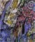 Albero viola, astratto impressionista, olio figurativo su lino, colori vivaci, 2012, Immagine 2