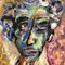 The Head of the House, Abstract Figurative Oil on Linen, Rich Bold Colors, 2012, Image 4