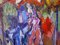 Wedding Under the Canopy, Figurative Oil on Lino, Rich Bold Colors, 2012, Immagine 4