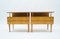 Moderne Mid-Century Nachttische aus Messing & Holz, 1950er, 2er Set 4