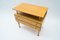 Mid-Century Modern Brass and Wood Nightstands, 1950s, Set of 2, Image 7