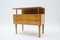 Tables de Chevet Mid-Century Modernes en Laiton et Bois, 1950s, Set de 2 8