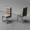 Vintage Steel Chairs by Romeo Rega, 1970s, Set of 2, Image 1