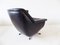 Black Leather 802 Armchairs by Werner Langenfeld for ESA, Set of 2 21