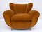 Art Deco Sofa & Armchairs by Guglielmo Ulrich, Italy, 1940s, Set of 3, Image 14