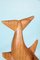 Vintage Decorative Wood Sculpture of Dolphins Playing, 1970s, Image 8