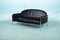 Vintage Leather 2-Seater Sofa in Black & Chrome with Tubular Frame, Image 13