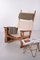 GE-673 Rocking Chair in Oak by H. Wegner for Getama, Image 16