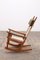 GE-673 Rocking Chair in Oak by H. Wegner for Getama 3