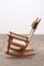 Rocking Chair GE-673 en Chêne par H. Wegner pour Getama 3