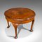 Antique Edwardian English Round Table in Walnut, 1910s, Image 6