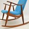 Vintage Dutch Rocking Chair by Louis Van Teeffelen 6