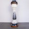 Lámpara de mesa vintage con columna de cerámica estampada, años 30, Imagen 4