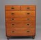 19th Century Mahogany 2-Part Military Secretaire Chest, Set of 2 1