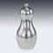 Victorian Solid Silver Bowling Pin Cocktail Shaker, 1890s 6