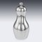 Victorian Solid Silver Bowling Pin Cocktail Shaker, 1890s 7