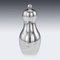 Victorian Solid Silver Bowling Pin Cocktail Shaker, 1890s 2