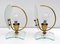 Mid-Century Italian Modern Bedside Lamps in Murano Glass, 1950s, Set of 2 4