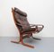 Chaise Siesta en Cuir par Ingmar Relling pour Westnofa 7