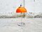 Italienische Vintage Orange Faro Tischlampe von Luigi Massoni für Guzzini, 1970er 1