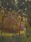 Constant Leemans (1871-1945), paisaje Luminist con pajar, cuadro de óleo sobre lienzo, Imagen 3
