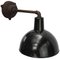 Vintage Industrial Black Enamel & Cast Iron Wall Lamp 3