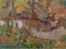 Houpels Robert (Courtrai 1877-Velle 1943), paisaje fauvista con árboles, siglo XX, pintura al óleo sobre lienzo, Imagen 3