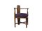 Amsterdam School Mahogany Corner Chair by Jac Van Den Bosch, Netherlands 1910s 1