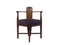 Amsterdam School Mahogany Corner Chair by Jac Van Den Bosch, Netherlands 1910s 2