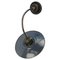 Industrielle Vintage Wandlampe aus Emaille in Dunkelblau mit flexiblem Arm 6