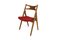 Sawbuck Ch29 Teak Chairs by Hans J. Wegner for Carl Hansen & Son, 1960, Set of 4, Image 4