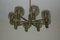 Large Mid-Century 8-Arm Brass and Glass Chandelier by Hans-Agne Jakobsson 11